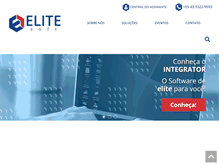 Tablet Screenshot of elitesoft.com.br